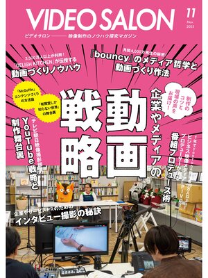 cover image of ビデオサロン: 2023年11月号